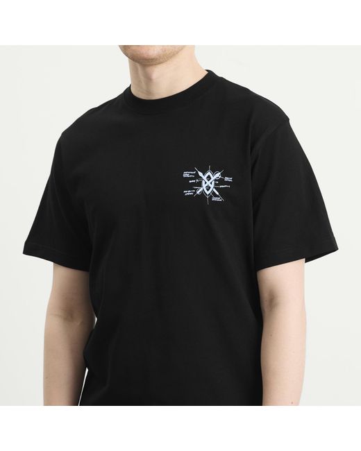 Daily Paper Black Shield Evolution T-Shirt for men