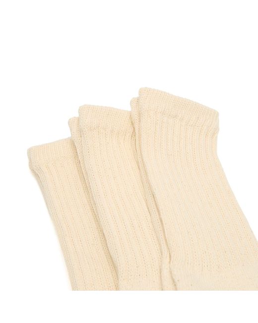 Healthknit White Crew Sock