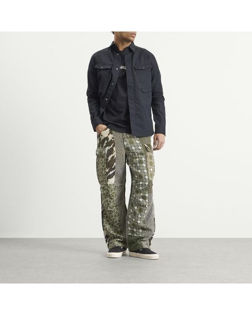 Maharishi Green Maha Rice Stitch M65 Cargo Pants for men