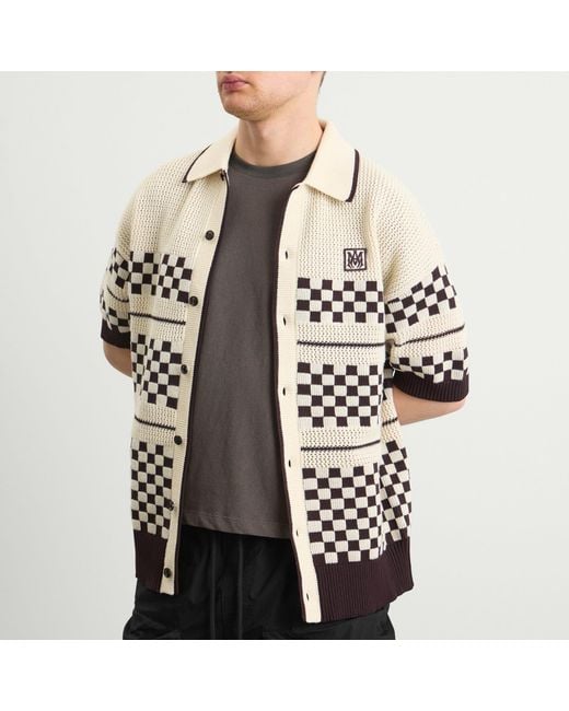 Amiri Natural Shirt With Logo for men
