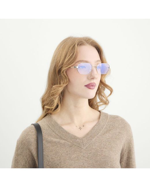 Le Specs White Mythic Light Optical Glasses
