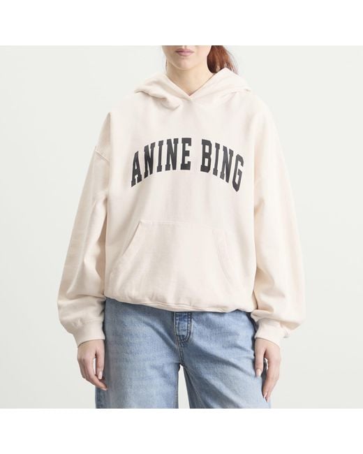 Anine Bing White Harvey Sweatshirt