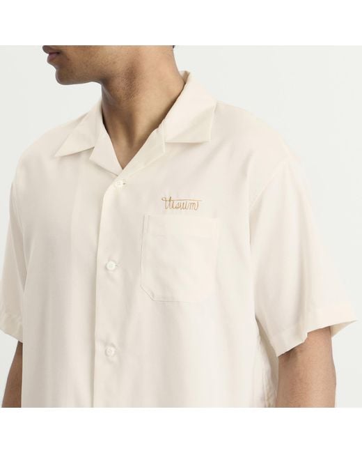 Visvim Natural Copa Silk Short Sleeve Shirt for men