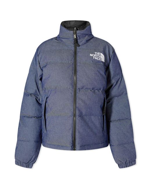 The North Face Blue 92 Reversible Nuptse Jacket