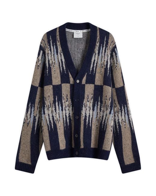 Percival Blue Chromatic Cardigan for men