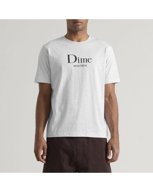 Dime White Classic Mtl T-Shirt for men