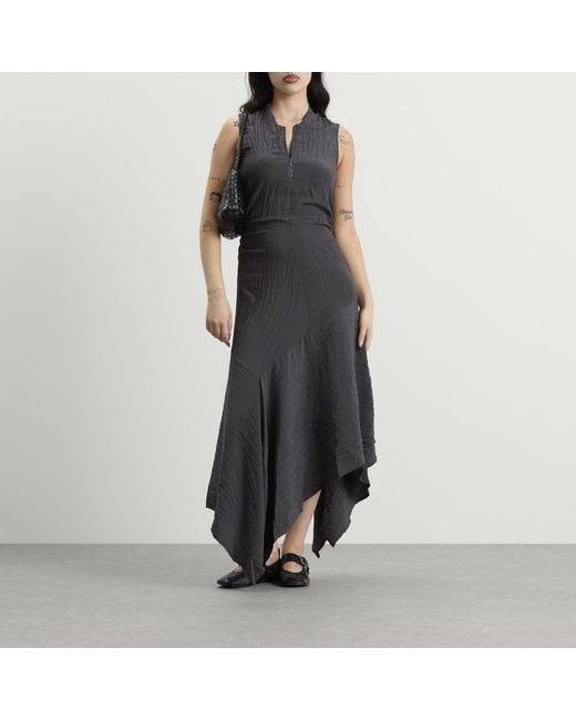 Won Hundred Gray Silla Dress