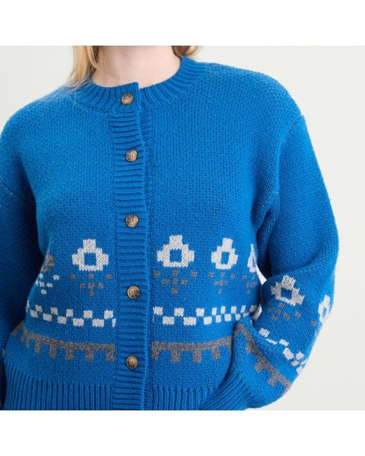 Damson Madder Blue Romily Cardigan
