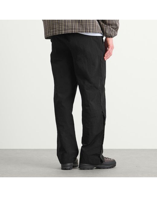 Umbro by Slam Jam Black Antique Nylon Pant for men