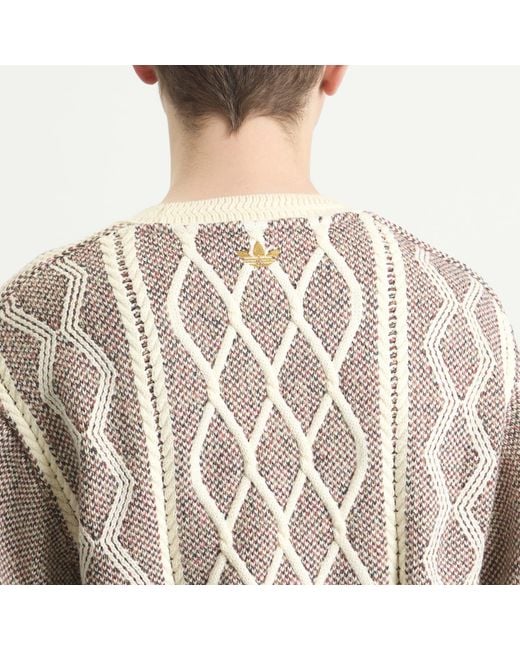 Adidas Brown Lunar New Year Sweater for men