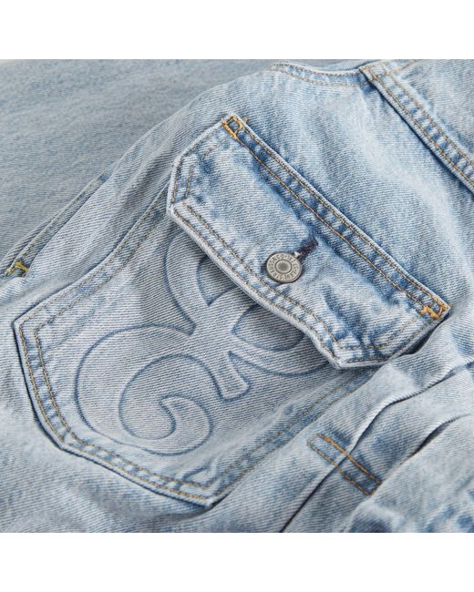 E by END. Blue Levis Type Ii Trucker Jacket