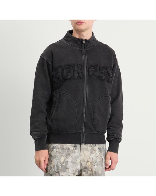 Heresy Black Dust Zip Sweatshirt for men