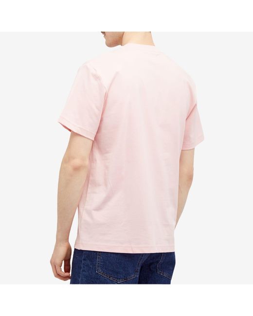 Lacoste Pink Classic Cotton T-Shirt for men