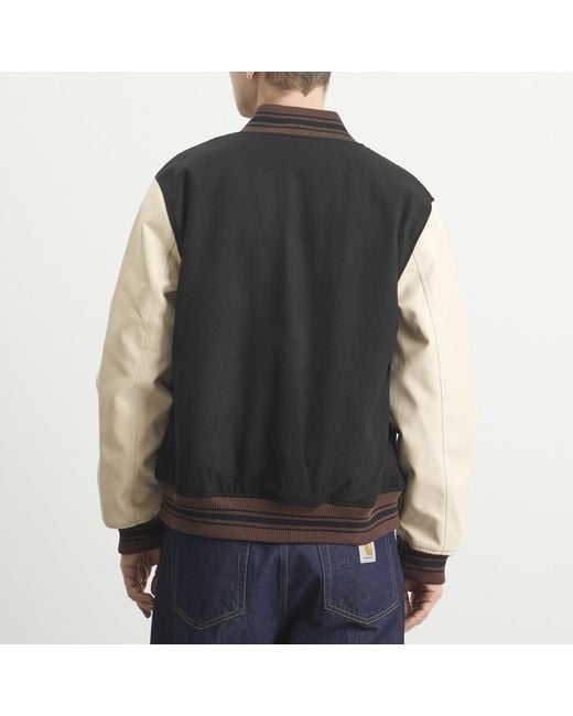 KTZ Black Varsity Jacket for men