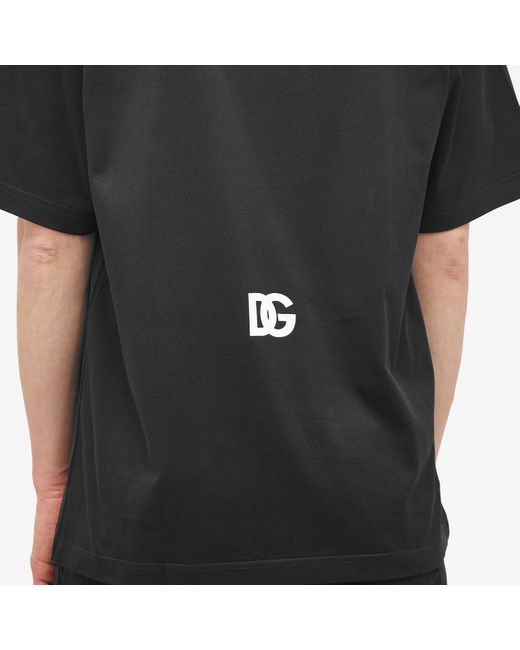 Dolce & Gabbana Black D&G Logo T-Shirt for men