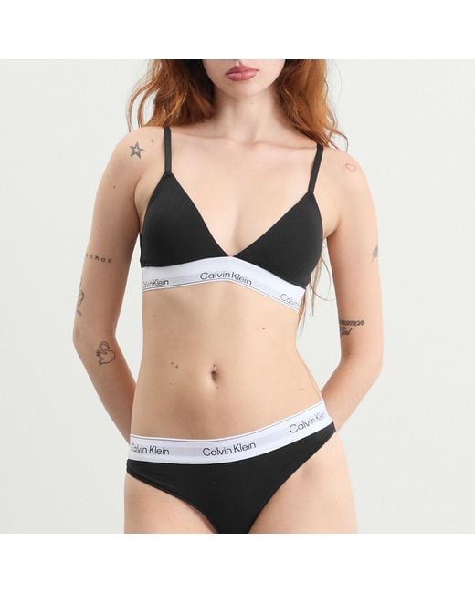 Calvin Klein Black Icon Thong