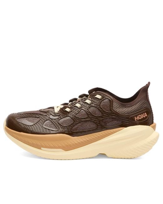 Hoka One One Brown U Mach X Caged Sneaker