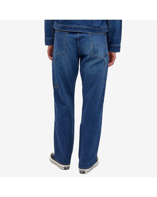Human Made Blue Straight Denim Jeans for men