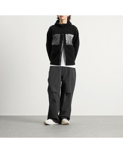 REPRESENT 247 Black Borg Fleece Jacket for men