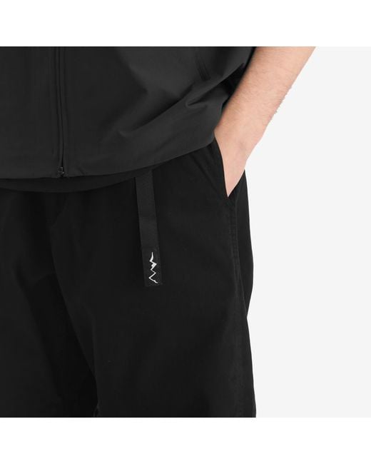 Manastash Black Flex Climber String Pants for men