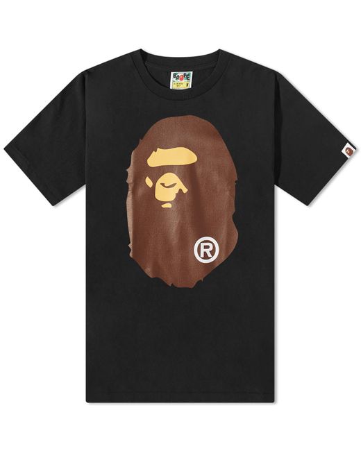 A Bathing Ape Black Classic Big Ape Head T-Shirt for men