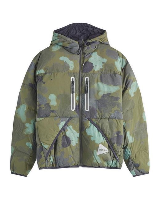 Gramicci Green X And Wander Down Jacket for men