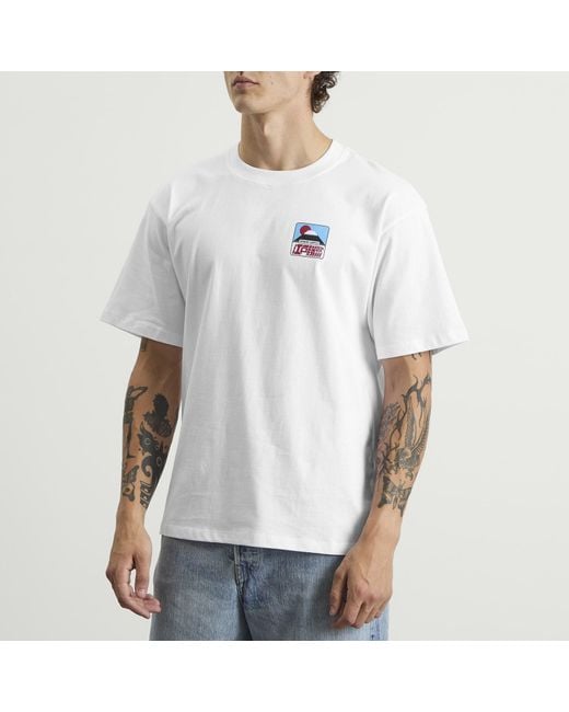 Edwin White Sunset On Fuji San T-Shirt for men