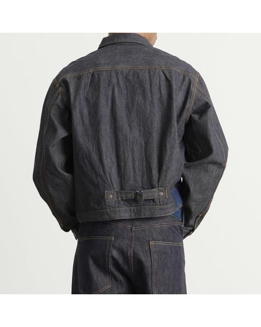 Visvim Black 102Xx Denim Jacket Mud Wash for men