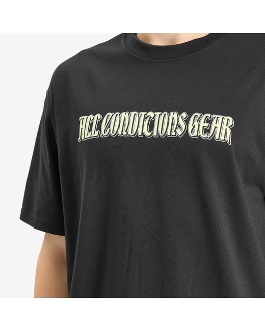 Nike Black Acg Dri-Fit Iguana T-Shirt for men