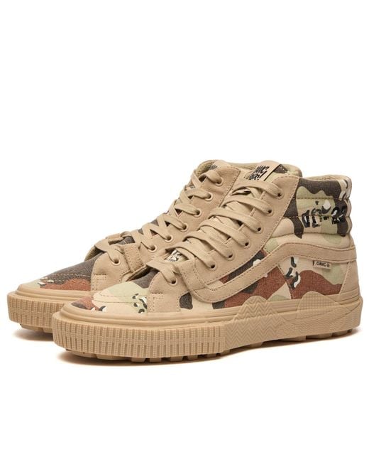 Vans Natural Otw X Oamc X Wtaps Sk8-Hi Gl Lug Sneaker for men