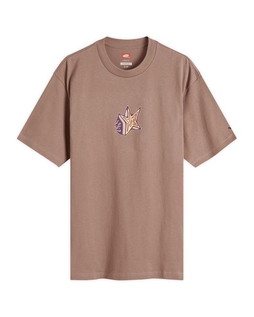 Vans Brown Skate Star Ss T-Shirt for men