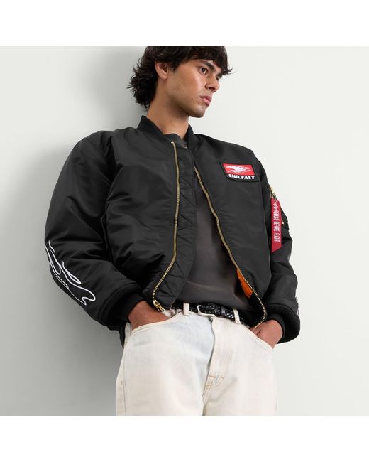 Alpha Industries Black End. X Ma-1 Bomber Jacket