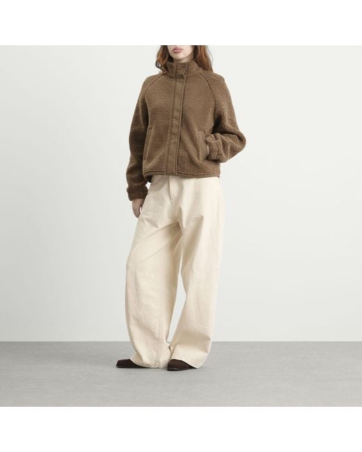 Samsøe & Samsøe Brown Safrost Fleece Jacket