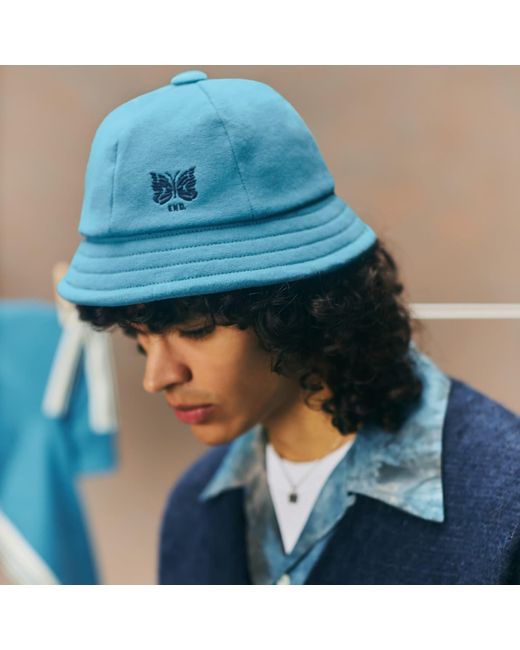 Needles Blue End. X Bucket Hat for men