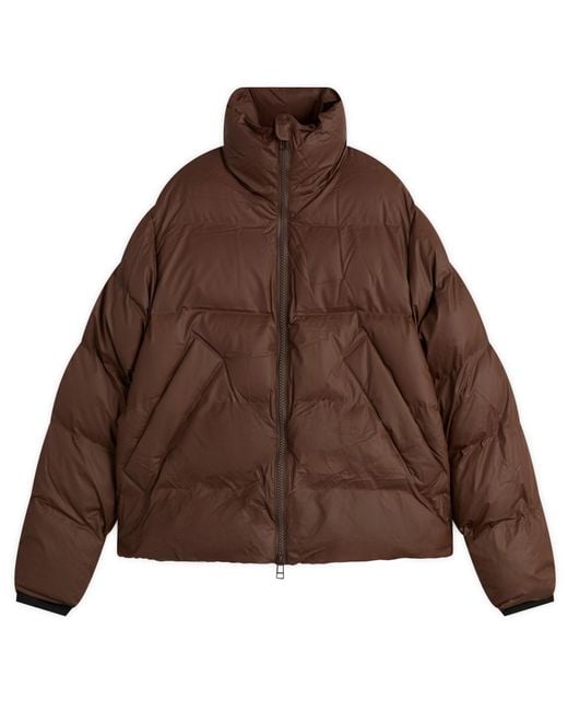 Kassl Brown X Tretorn Hybrid Shelter Short Padded Jacket