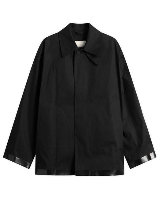 Studio Nicholson Black X Mackintosh Short Bonded Mac for men