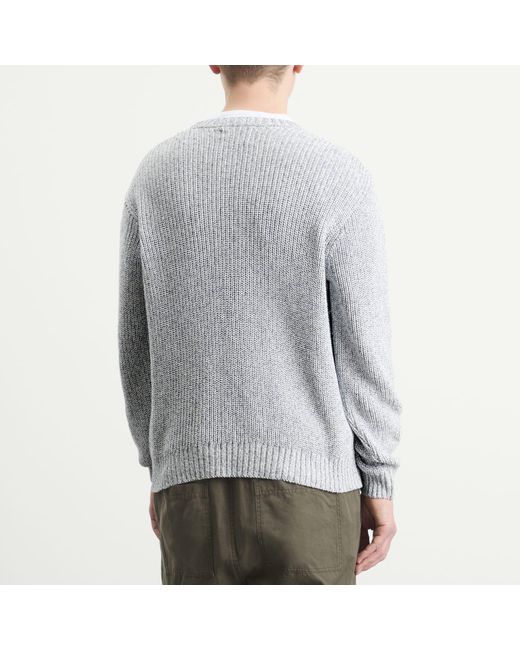 Folk Gray Chain Crew Jumper for men