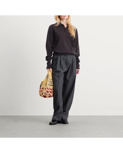J.W. Anderson Metallic Mini Beaded Shopper