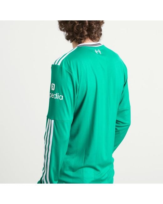 adidas Liverpool Fc 25/26 3Rd Jersey Longsleeve Top in Green