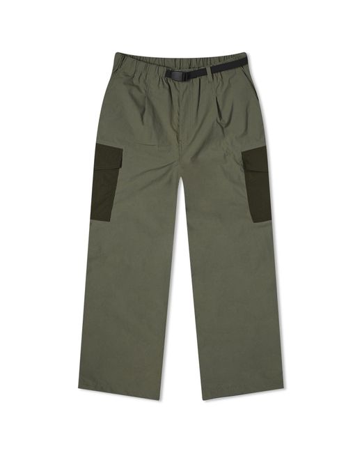 Wild Things Green Backstain Field Cargo Shorts for men
