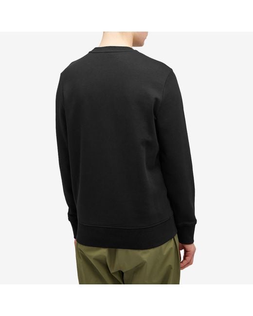 Moncler Black Long Sleeve Nylon Pocket T-Shirt for men