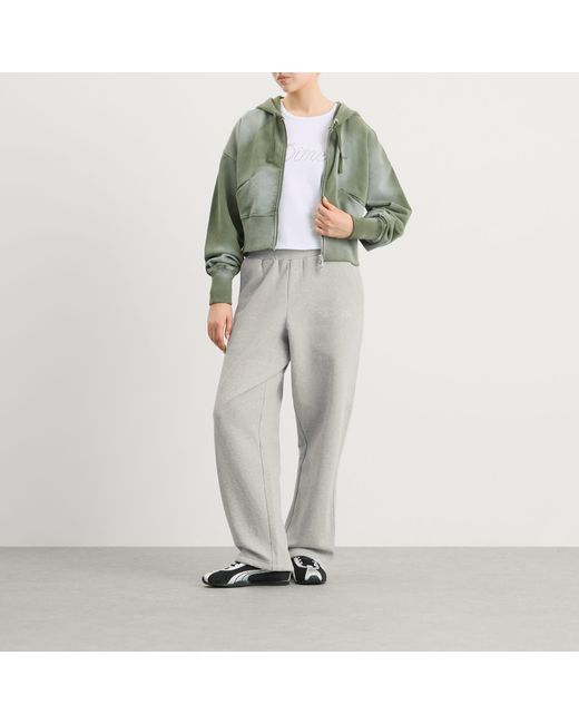 Dime Gray Cursive Small Logo Sweatpants