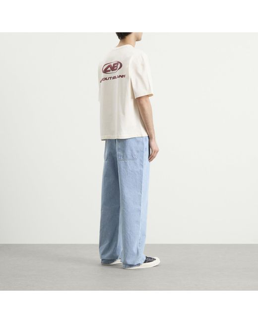 About Blank White Ab Sports T-Shirt for men