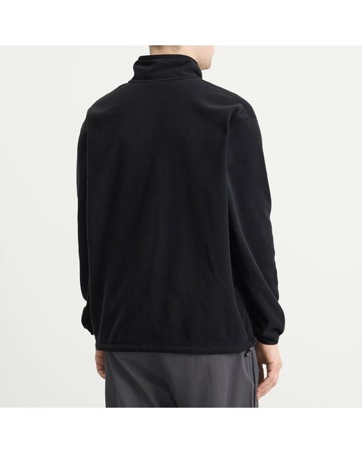 NANGA Black Air Warm Fleece Pullover for men