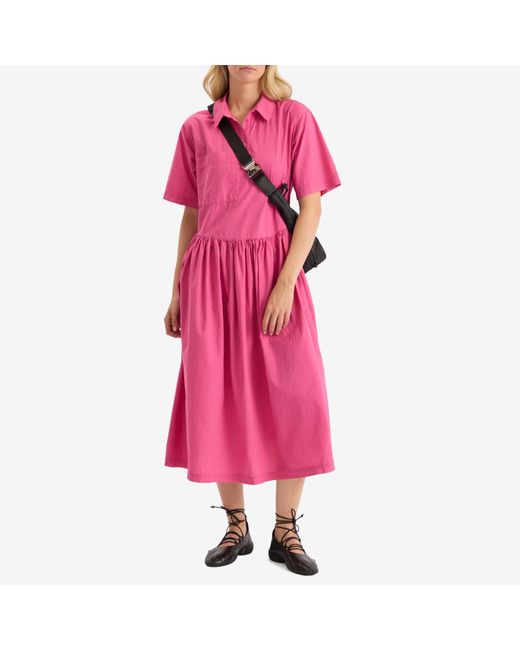 YMC Pink Parklife Midi Dress