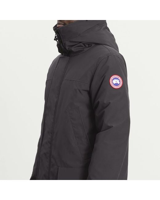Canada Goose Black Langford Parka Jacket Classic Disc for men