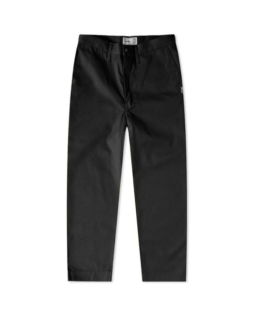 WTAPS Cotton Crease Chino in Black for Men | Lyst