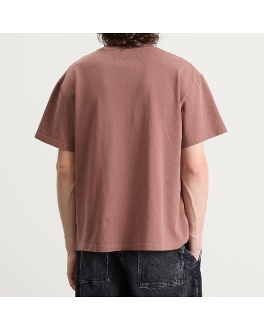 Brain Dead Pink Endless Construction T-Shirt for men