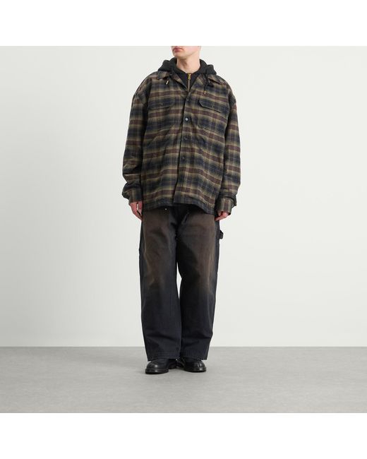 Willy Chavarria Black Ganadero Overshirt for men