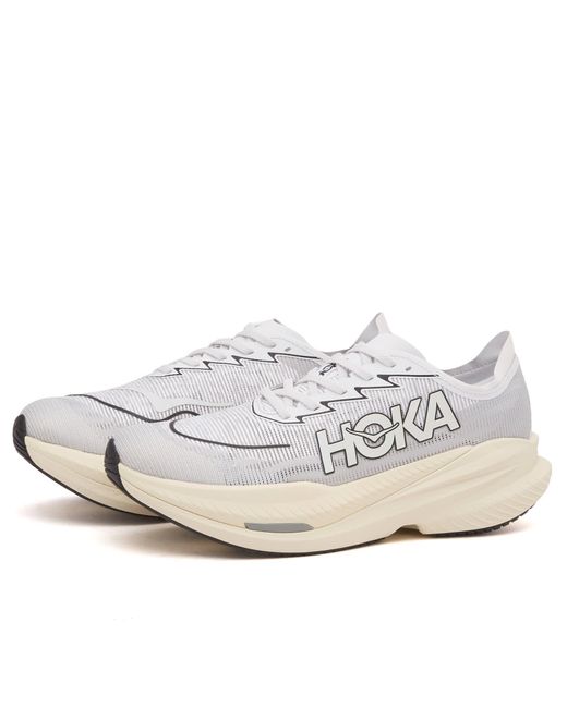 Hoka One One White U Mach X 2 Sneaker